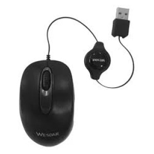 MOUSE WESDAR X25 RETRACTIL