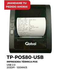 IMPRESORA GLOBAL TP-POS80-USB TICKET