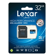 SD MICRO 32GB C10 U1 633X 4K LEXAR