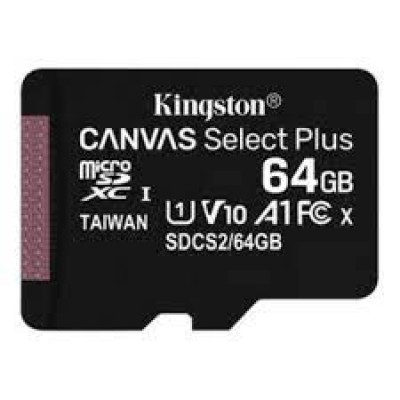 SD MICRO 64GB KINGSTON CANVAS SELECT PLUS
