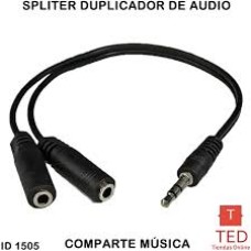 CABLE AUDIO 3.5MM M /2 3.5MM H PLUG 3 LINEAS PARA PS4
