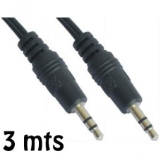CABLE AUDIO 3.5M/3.5M 3MTS