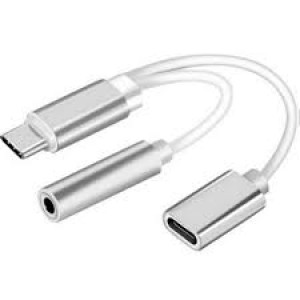 CABLE USBC A AUDIO+CARGA USBC ADAPTADOR