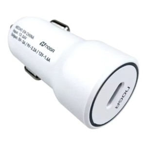 CARGADOR P/AUTO 1 SALIDAS USBC + CABLE USBC A USBC NOGA 21C