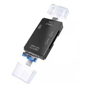 LECTOR DE MEMORIAS USBA USBC MICRO USB A SD MICRO/SD/USBA 3.0